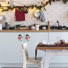 4Pcs Christmas Cabinet Knob Covers,Christmas Snowman Christmas Knob Covers For Cabinets,Cabinet Knobs Dresser Knobs Drawer Knobs Door Pulls Handles For Furniture,Bag,Organizer,Storage