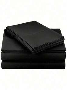 Bed Sheet Set 4 Piece Egyptian Comfort 1800 Count Ultra Soft Deep Pocket - 鼠尾草綠 - 查看 9