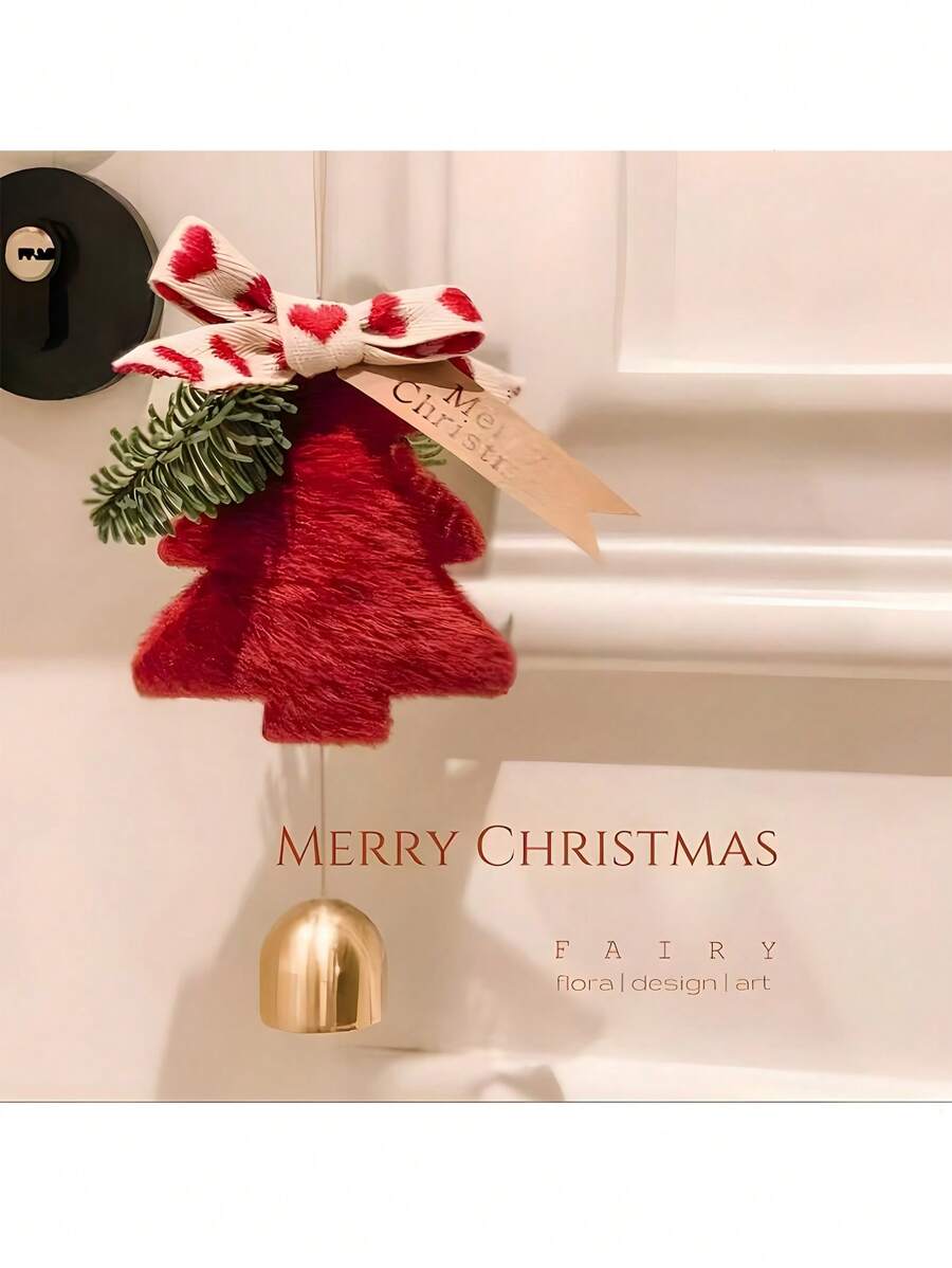1 Stück Weihnachtsbaum Glocken Ornament, Weihnachts Türklingel Hängedekoration, Weihnachts Auto Glocke Geschenk Geburtstag Heim Dekoration Weihnachtsdekorationen Zimmer Dekoration Winter