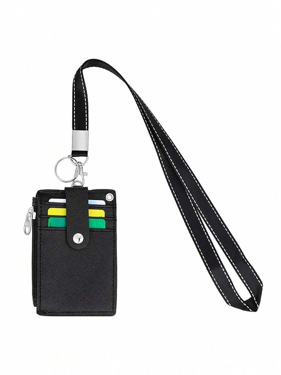 A 5Card ID Card Holder Wallet With A Hanging Rope SHEIN EUR