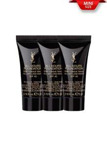 Yves Saint Laurent [迷你] ALL HOURS FOUNDATION LC2 SPF40 5ml*3/15ml 持久、哑光、超薄 - #LC2 5ml*3/15ml - 查看 9