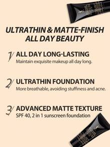 Yves Saint Laurent [迷你] ALL HOURS FOUNDATION LC2 SPF40 5ml*3/15ml 持久、哑光、超薄 - #LC2 5ml*3/15ml - 查看 4