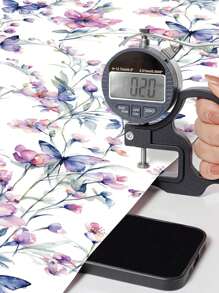 1卷复古加厚七彩花朵蝴蝶绽放紫红色花朵紫色蝴蝶绿色植物枝条适用于家庭装饰厨柜桌椅房间背景家庭装修DIY防水防污易清洁自粘式即撕即贴墙纸墙贴壁纸墙贴装修贴纸撕墙板墙纸壁纸春季装饰用品刷新你的家拉玛装饰贴纸礼物生日毕业 - 彩色 - 查看 4