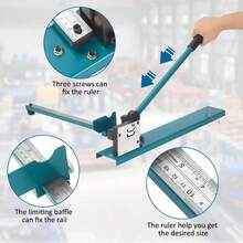 BriSunshine DIN Schiene Cutter, Doppel Nut DIN Schiene Cutter, zum Schneiden von 35 mm DIN Schienen