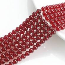 Environ 50 pièces Fil de perles en cristal clair de 8 mm, perles de verre pour la conception de bracelets, colliers, décoration de rideaux