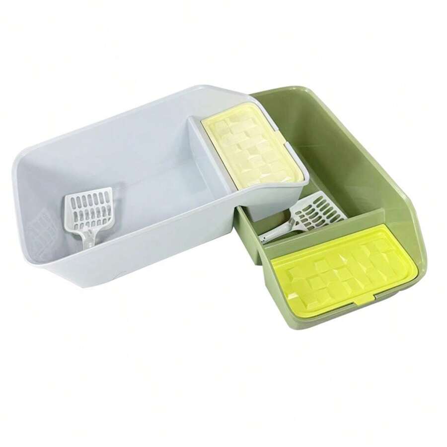 1 Color Is Random, Cat Litter Box Large Size Fully SemiEnclosed Extra