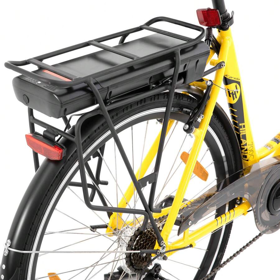 HILAND Karida 700C Electric Bike For Men & Women, City Commuter EBike