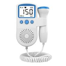 Doppler de Bolsillo para Bebé: Detector de Frecuencia Cardíaca Fetal - Blanco - Ver 3