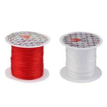 2pcs Elastic Beading Thread/Wire For Jewelry Making DIY Bracelets Necklaces, Crystal String, Approximately 10M Each