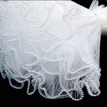 1roll, 28*400cm Pearl Mesh Wrapping Flower Net For Flower Bouquet, Valentine's Day,Christmas - Multicolor - View 12