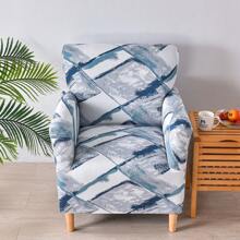 Armchair Cover Stretch Arm Couch Slipcovers Modern Single Sofa Elastic Protector Banquet Armchair Slipcovers Printed Chair Slipcovers With Arms 1-Piece Stretch Chair Covers For Living Room Anti Slip Soft Armchair Slipcover Kids Pets Friendly Furniture Protector