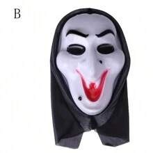 1pc Halloween Horror Skull Full Face Mask Party Cosplay Prop Scary Scream Skeleton Mask