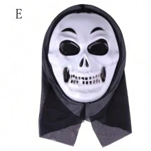 1pc Halloween Horror Skull Full Face Mask Party Cosplay Prop Scary Scream Skeleton Mask