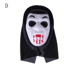 1pc Halloween Horror Skull Full Face Mask Party Cosplay Prop Scary Scream Skeleton Mask