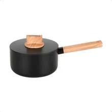 Concept Wood 4-Piece Cookware Set In Forged Aluminum, Black Color MTA - 8467 - 黑色 - 查看 3