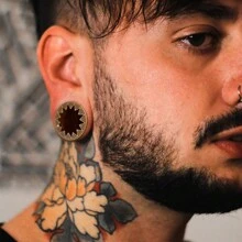 2PCS 316 Stainless Steel Ear Gauges Plugs Expander Round Ear Tunnels Piercing Women Body Jewelry Stretcher Studs