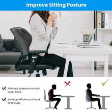 Soft Memory Foam Lumbar Support Cushion For Office Car Seat Back Chair Pillow - 灰色 - 查看 10