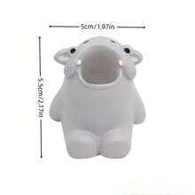 [1 Pack] Creative Toothbrush Holder, Cartoon Animal Toothbrush Base, Home Bathroom Storage Toothbrush Holder Home Bathroom Decor Fall Decor Back To School