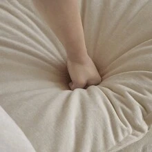 Sofa Set Of 2 Chenille Couch, 2+3 Seater Sofa Set Deep Seat Sofa, Modern Sofa Set For Living Room, Beige Chenille