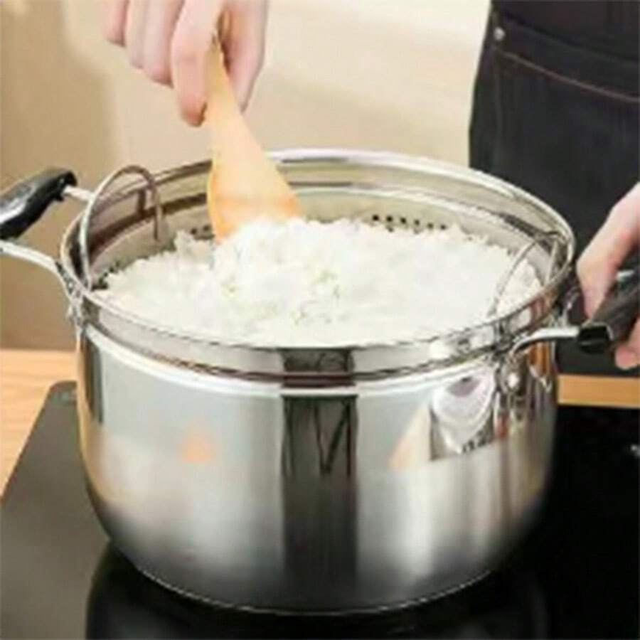 Edelstahl Dampfkorb Für Reiskocher - Zuckerreduzierender Dampfeinsatz