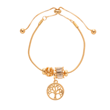 Andkiss 1pc Life Tree Bracelet With Charm