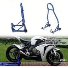 2PCS Paddock Stand 46 X 10 X 58CM Motorcycle Rear Heavy Duty Rear Motor Bike Workshop Pit Motorcycle Paddock Stand Back Wheel Lift Chock For Lifting The Bike - Blue - View 7