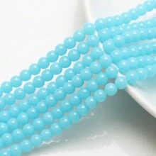 Environ 50 pièces Fil de perles en cristal clair de 8 mm, perles de verre pour la conception de bracelets, colliers, décoration de rideaux