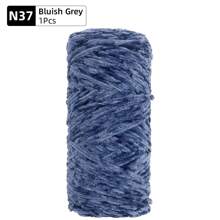 QJH 1pc/2pcs Velvet Chenille Yarn, Soft & Warm Hand Woven Yarn Thread, Perfect For DIY Crochet And Knitting Creative Projects, Ideal For Weaving Scarves, Blankets, Hats, Sweaters