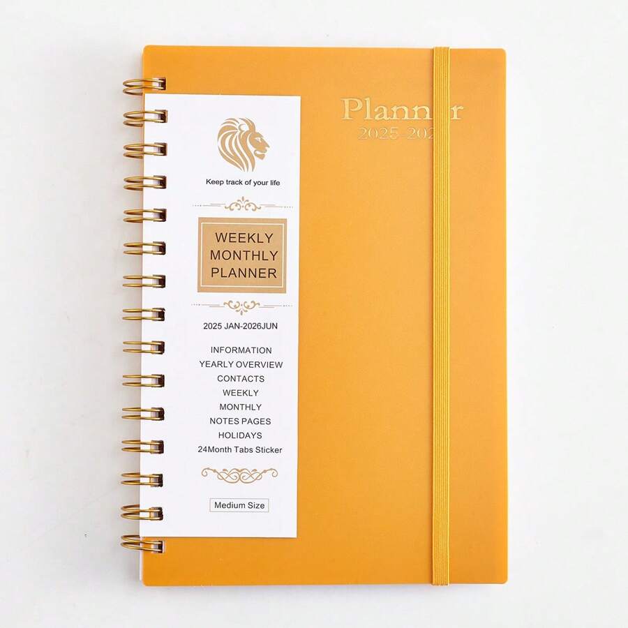 Diary Plan 2025 2026 18 Months Daily, Weekly And Monthly Plans