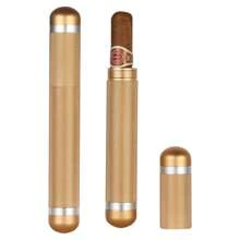 1pc Portable Aluminum Alloy Cigar Tube: Keep Your Cigars Fresh And Ready To Enjoy,Mother Day Gift Women,Travel Accessories,Cigar Storage Organizer,Cruise Travel Essentials,Travel Must Haves - 1PC - View 4
