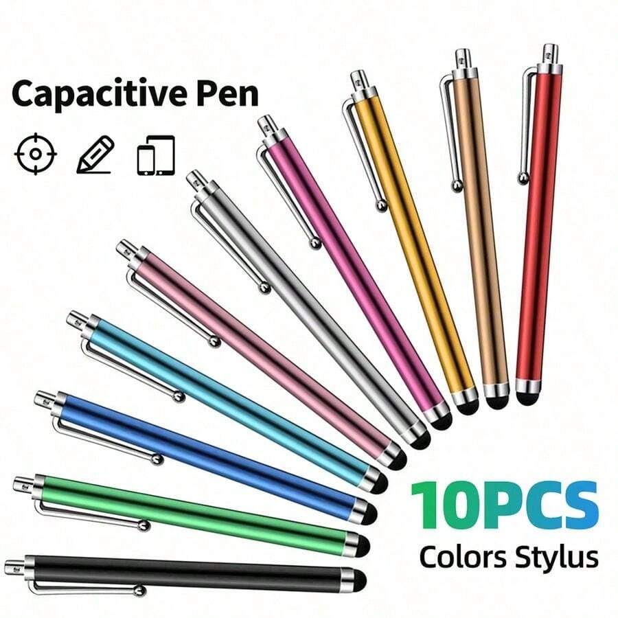 5/10 件装通用触控笔触摸屏触控笔平板电脑手机笔兼容 iPhone iPad Android