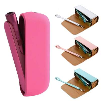 1pc, High Quality With Door Cover For IQOS ILUMA Full Protection Case Side Cover For IQOS ILUMA I Storage Bag, Silicone/Leather/PC Hard Case Multiple Materials To Choose From, Gift Packaging Bag Gift Packaging Bag