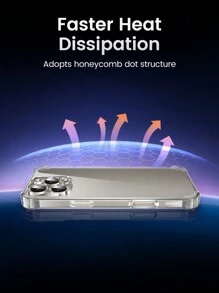 UGREEN 晶莹剔透气囊系列手机壳适用于 16 Pro Max Pro 16 Plus 透明防水防震防摔防刮