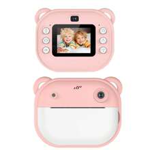 儿童即时打印相机套装,儿童即时打印相机,儿童即时相机,相机套装,适合3-12岁男孩女孩作为圣诞节、生日和新年礼物,相机玩具 - AX3290大小眼 - 查看 14