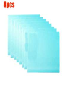 1/2/4/8/10/12/20 piezas Almohadillas refrigeradoras impermeables, a prueba de aceite, lavables y recortables, adecuadas para estantes, congeladores, rejillas de vidrio, gabinetes de tazones, gabinetes y cajones