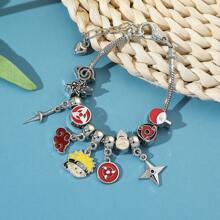 1pc Anime Naruto Themed Fashion DIY Bracelet