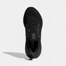 Adidas ULTRABOOST男士緩震運動跑步鞋透氣輕便 - 黑色 - 查看 1