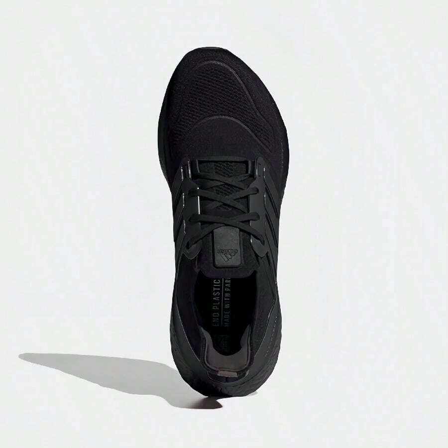 Adidas ULTRABOOST男士緩震運動跑步鞋透氣輕便 - 黑色 - 查看 1