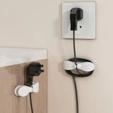 6/4pcs Solid Waterproof Plug Storage Rack - Multicolor - View 5