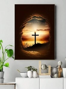 Bộ tranh kim cương 5D DIY, Phong cảnh hoàng hôn chéo, Kim cương Acrylic tròn, Bộ đồ thủ công thêu kim cương đầy đủ, Nghệ thuật khảm trang trí tường nhà, Quà tặng cho người mới bắt đầu - Nhiều màu - Xem 2