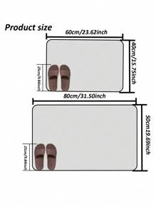 1pc Diamond Shape ,Simple And Fashionable Faux Cashmere Carpet Floor Mat Soft & Non-Slip,Bath Letter Pattern, Hand Washable For All Seasons, Indoor Use ,Room Decor,For Bathroom,Room,Doors,(Grey/Black/Light Brown) Home Bathroom Decor Bath Rug Outdoor Rug Door Mat Fall Decor Bathroom Accessories Back To School