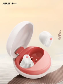 ASUS Écouteurs sans fil Asus 5,3 intra-auriculaires mini confortables à porter et dotés d'un microphone pour le jeu et les appels HD