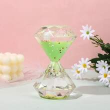 1pc Creative Jelly Pudding Color Stress Relief Oil Leakage Ornament Cartoon Liquid Hourglass Timer, Random Internal Decor - Multicolor - View 21