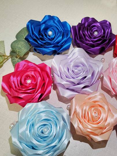 100 piezas de pétalos de rosa de seda hechos a mano, piezas a medio terminar - Perfectos para DIY rosas eternas, ramos de flores eternas. Ahorra en los costos de artesanía, fácil montaje, reduce el trabajo repetitivo, simplifica tus creaciones florales con facilidad y eficiencia, de vuelta a la escuela, Día de San Valentín