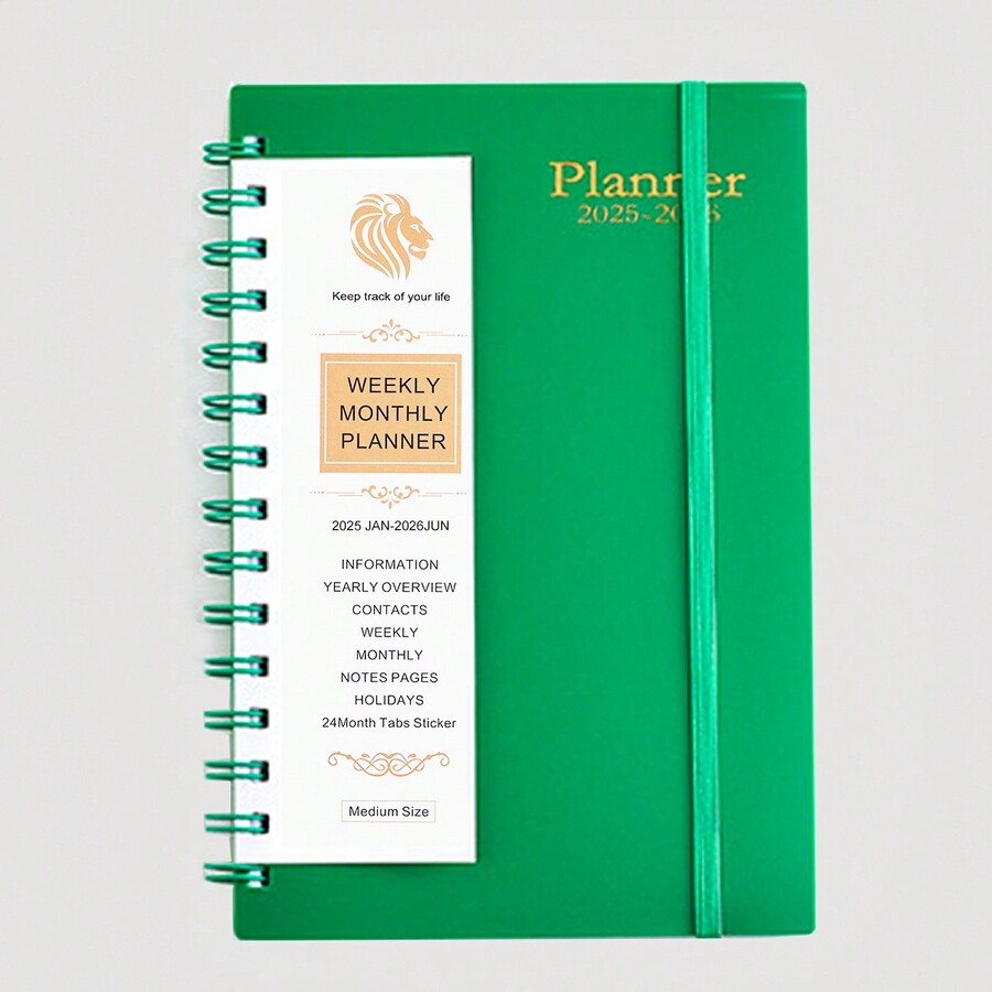 Diary Plan 2025 2026 18 Months Daily, Weekly And Monthly Plans