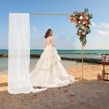 [SENDERPICK]MINRS 2,4 x 2,4 m Metall Hochzeitsbogen, Traubogen, Halten bis zu 5kg, Kann DIY-Dekoration Traubogen Hochzeit für Hochzeiten, Jubiläen, Geburtstagsfeiern,Abschlussfeiern, Heiratsanträge Gold[Nice gift for your family&friend] - 1 - Übersicht 1