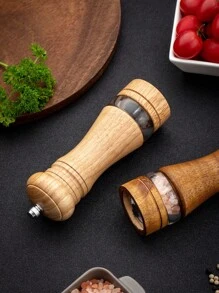 1 件/2 件/3 件家用厨房多功能胡椒研磨器 - 咖啡棕 - 查看 4