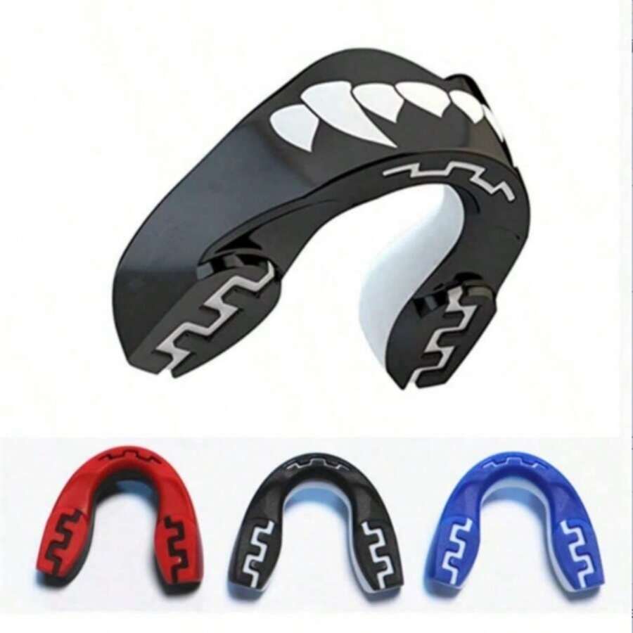 1 pieza Protector bucal de boxeo de color aleatorio, protector de dientes para lucha libre, protector bucal de MMA, equipo de protección de kickboxing taekwondo