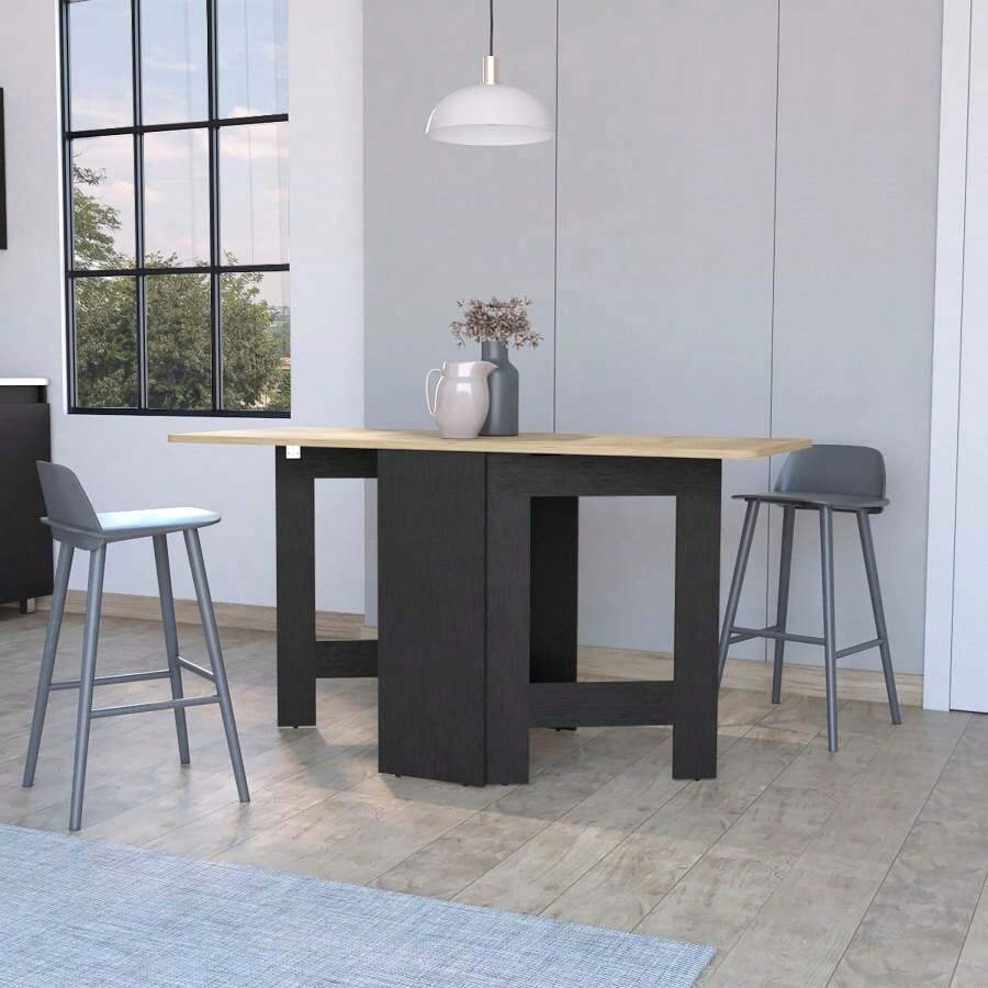 Kailua Folding Dining Table, SpaceSaving, Foldable In 3 Forms SHEIN USA