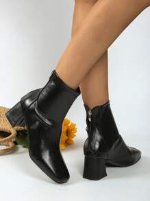 New Fashionable, Exquisite, Fashion , Independent Short Boots - Black - View 8